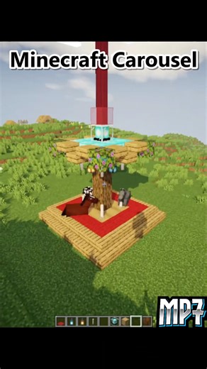 Minecraft Carousel tutorial! #minecraft #minecrafttutorial #minecraftbuilding #fyp #foryou
