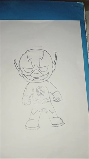 cartoon version of the flash ⚡