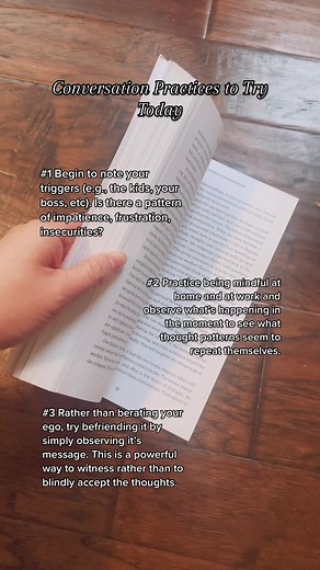 Try the following practices in your next conversation, and see how you feel different when you take a moment to be mindful of your interactions? #mindfulness #consciousliving #theartofconsciousconversations #consciousness #consciousrelationships #booktok #books #authorsoftiktok #author #selfhelp #therapythursday