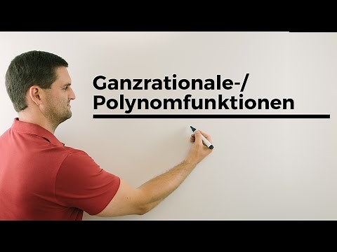 Ganzrationale-/Polynomfunktionen, Grundlagen, Koeffizienten, Absolutglied, Exponent, Grad