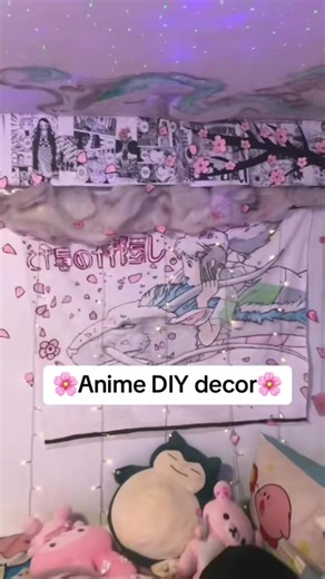 Making a DIY spirited away tapestry! Perfect for your anime room! 💕 #diy #animediy #diydecor #foryou #fyp #foryoupage❤️❤️ #foryoupage #spiritedaway #ghibli #ghiblistudios #fypage