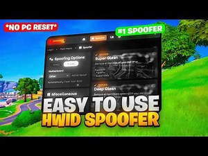 EASY TO USE HWID Spoofer - UNBANNED In ANY Game! (No PC Reset!)