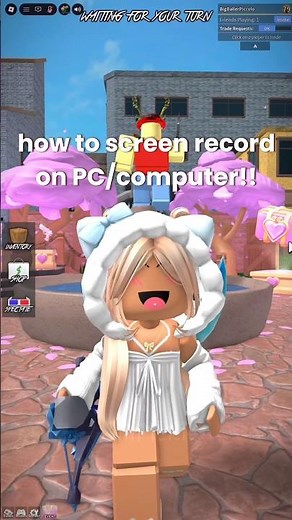 TUT ON HOW TO SCREEN REC!! (highly requested!) #jillpickle#roblox#popular#viralvideo#shortsfeed