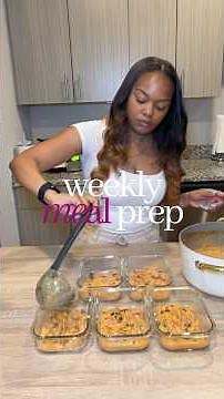 weekly meal prep 🍲