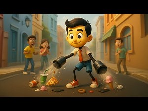 What if our Hands were Vacuum Cleaners? | #aumsum #kids #cartoon #science