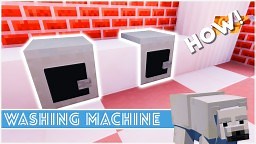 Minecraft - How To Make A Realistic Washing Machine Minecraft Map