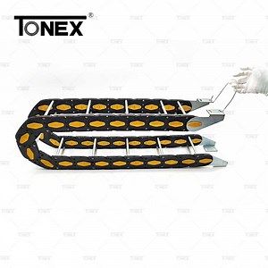 [Hot Item] Flexible Plastic Cable Drag Chain Bridge Type Openable for Cable Protection