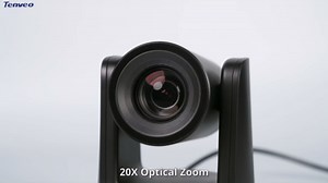 Tenveo PTZ Camera and Controller - 20X AI Humanoid & Face Auto-Tracking PTZ Camera with HDMI/USB3.0/LAN(PoE) and PTZ Controller Joystick Keyboard Bundle/Kits for Church Worship Service Live Streaming