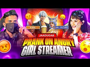 Noob Prank on Angry Girl Streamer 😱 Her Reaction Shocked Everyone – Garena Free Fire