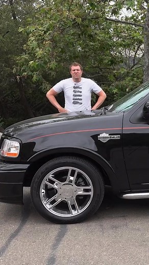 THIS… is a 2002 Ford F-150 Harley-Davidson Edition – a muscle car pickup truck – and it's currently for sale on Cars & Bids! Go watch Doug DeMuro dive into the quirks and features of the F-150 Harley-Davidson Edition ~ | cars.and.bids