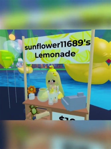 The duck walked up to the lemonade stand #adoptme #roblox #roblox #robloxedit