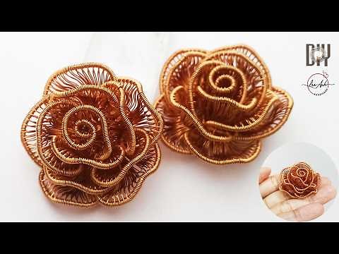 Beautiful Rose Flower Jewelry - DIY Jewelry Making Tutorials