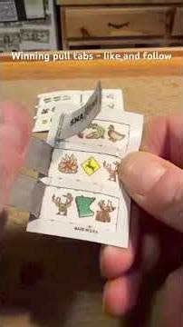 Pull tabs - if you like playbacks watch this. 😂 #pulltabs #pulltab #comedy #winning #pulltabasmr