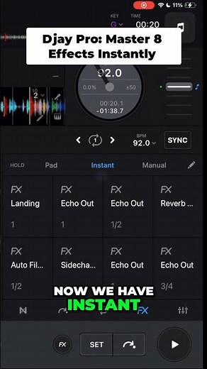 Instantly Apply 8 Effects with Djay pro #dj