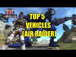 Top 5 "VEHICLES" for AIR RAIDER Earth Defense Force 6 (EDF 6)
