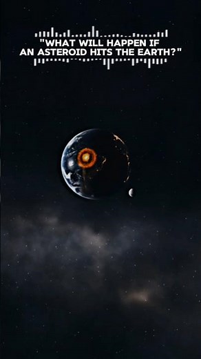What will happen if an asteroid hits the Earth? #shorts #shortvideo #earth #astroid #foryou