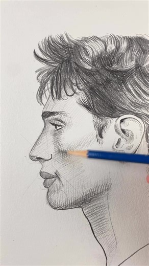 33K views · 363 reactions | How to Draw The Sideprofile #howtodraw #drawingtutorial #pencildrawing | Graphite Flow | Facebook