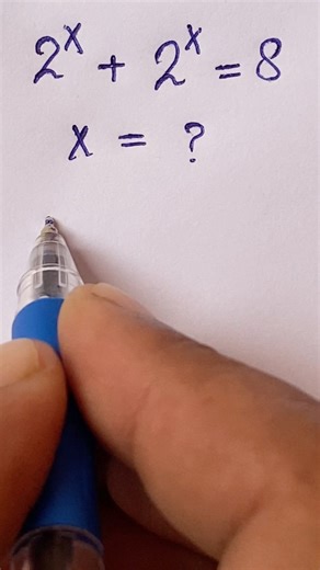Exponential Equations #maths #problemsolving #basicproblems #mathematics