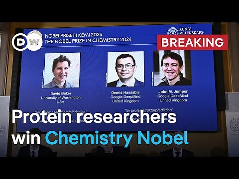 Artificial intelligence helps trio of protein pioneers win Nobel Prize in Chemistry | DW News