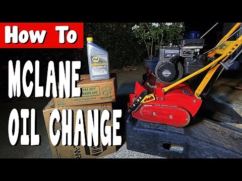 Maintenance Made Easy: Mclane Mower Oil Change