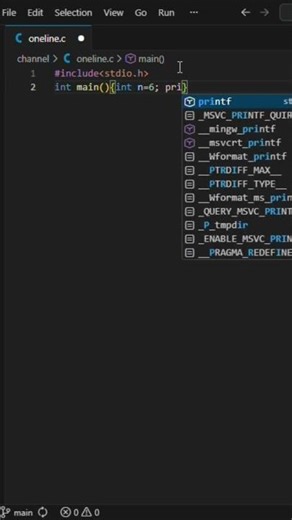 One-Line C program That Everyone Should Know!🤯🔥 #coding #codingbat #clanguage #python #correctcoding