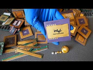 Old CPU Gold Recovery How Much Gold Is Really Inside Computer Processors