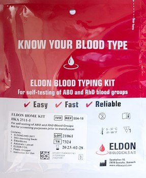 (New) Original Home Blood-Typing Kit