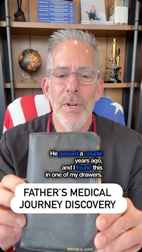 Dr. Jeffrey I Barke, MD on Instagram: "I recently found my late father’s medical journal from when he was studying to become a doctor. Handwritten notes. Careful observations. A lifetime ago — yet still deeply relevant. So much has changed since then. From pen and paper… to Google… to ChatGPT. But one thing hasn’t changed. The source of true wisdom. In medicine — and in life — I’ve learned to seek God’s solutions before man’s. That doesn’t mean rejecting modern medicine. It means honoring the bo