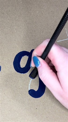 Satisfying Handpainted Arch Banner | Letter With Me ASMR
