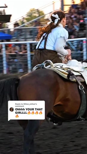 Reel Western Media on Instagram: "@sptrickriding is THAT GIRL 🔥 #trickriding #Oldstoberfest #trickrider #prorodeo #prorodeocanada #western #rodeolife #rodeovideography"