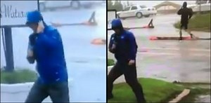 TV channel defends reporter accused of faking extreme wind conditions during hurricane coverage