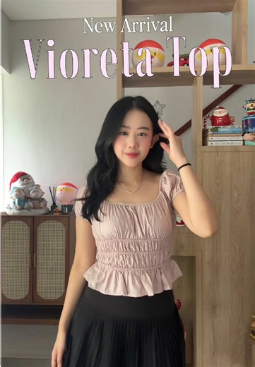 Our new arrival Vioreta Top! Ready in 3 colors! Go check this out! #fyp #outfitideas #outfitcheck #tiktokdance #dancechallenge