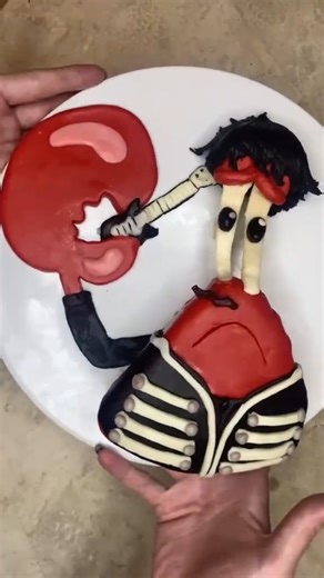 it's not a phase sponge boy me bob 😔 #mrkrabs #spongebob #emo #cake #bakingthursdays | Baking Thursdays