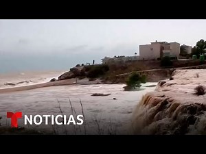 "Lluvias e inundaciones ponen en alerta gran parte de España" | Noticias Telemundo