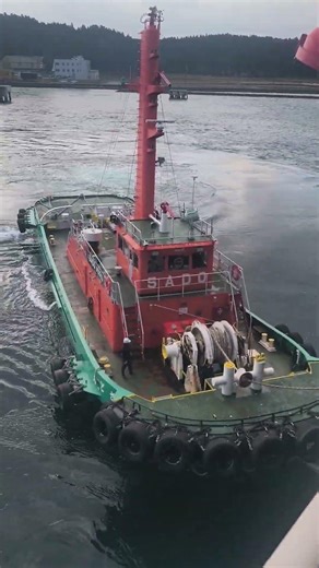 assist with tug at Japan #shortvideo #shorts