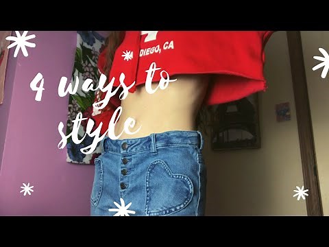 how to style a cropped hoodie !!!