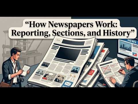 How Newspapers Work: Reporting, Sections, and History