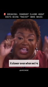 🚨 BREAKING: IGNORANT CLAIMS ABOUT DIETS BEING “RACIST” MAKE WAVES 📌 #Claim #OutrageousStatements #HealthDebate #DietRacism (What Happened) • A woman made a controversial claim that diets are “racist” because black women supposedly don’t lose weight the same way as white women on identical diets. • This statement pushes an unfounded narrative, suggesting that race plays a determining factor in weight loss, rather than focusing on the individual. (The Positives) • The conversation has sparked br