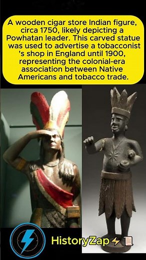 The Original Advertising: 1750s Cigar Store Indian Figure