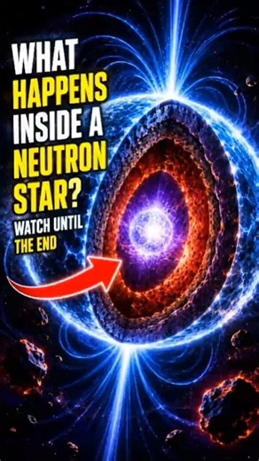 🚀What Happens Inside a Neutron Star?⚡#science #science #spacefacts #space