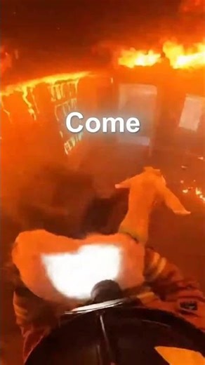 Firefighter Saved a Goat From a Burning House