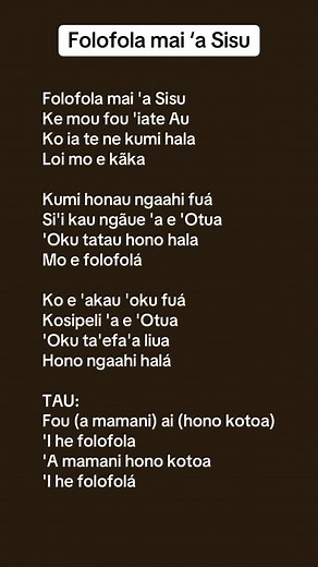 Folofola mai 'a Sisu: A Tongan Musical Journey