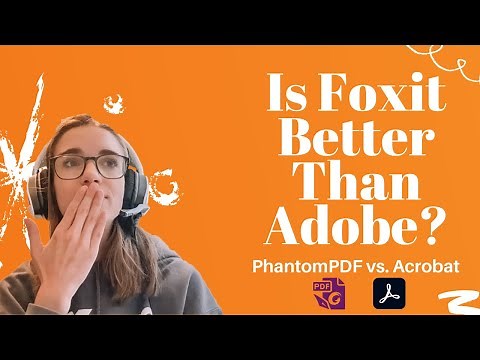 Foxit PhantomPDF vs Adobe Acrobat - Method Technologies
