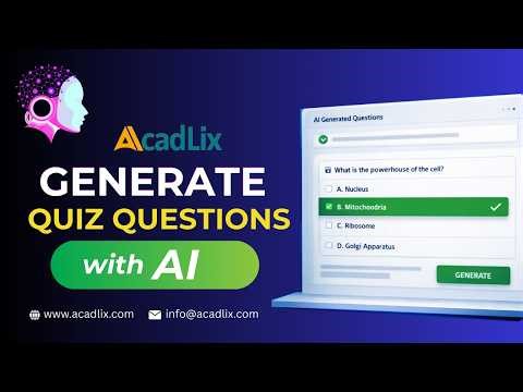 Generate Quiz Questions with AI in Acadlix LMS | Step-by-Step Tutorial