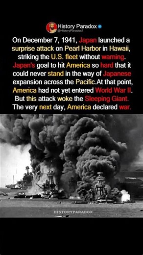 The Attack That Dragged America Into World War II #history #ww2 #us