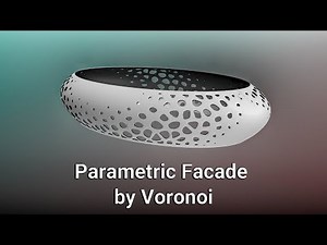 parametric Facade by using Voronoi - grasshopper tutorial