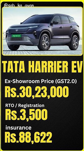 Tata Harrier EV – Features, Variants & Real-World Range Explained