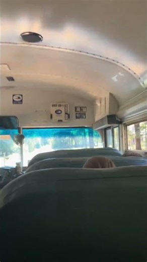 Going home from school in the 2014 bluebird vision bus!