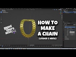 How To Make A Custom Chain In GTA 5 RP (FiveM) | Quick Blender Chain Tutorial | Sollumz Blender