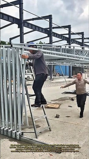 Heavy-Duty Steel Frame Assembly Process – Fast On-Site Installation!